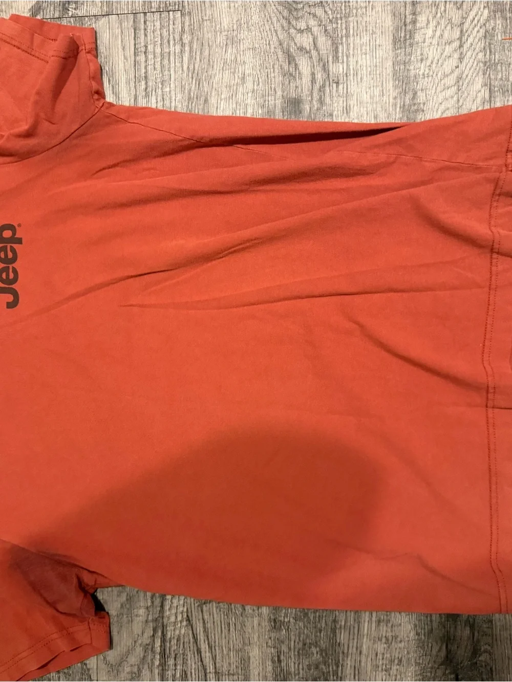 Jeep Men’s Burnt Orange Short-Sleeve Swim Rash Guard